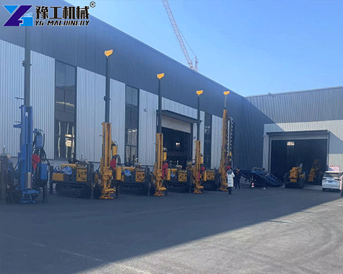 RC drilling rig display in YG Machinery