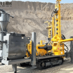 RC drilling rig used for large diameter drilling in loose ground conditions