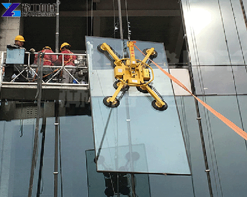 vacuum glass lifter for glass curtain wall installation
