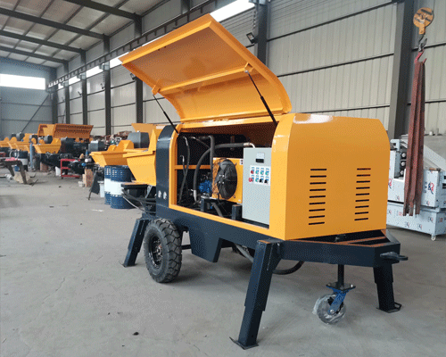 concrete pump YG factory display