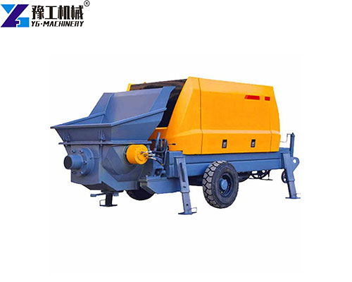 concrete pump used in infrastructure construction