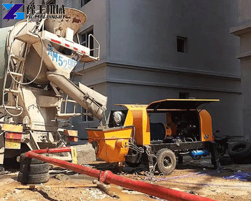 portable concrete pump for construction sites
