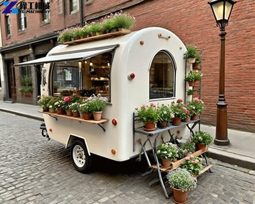 portable florist trailer