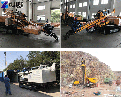 RC drilling rig drilling in rocky terrain for gold exploration