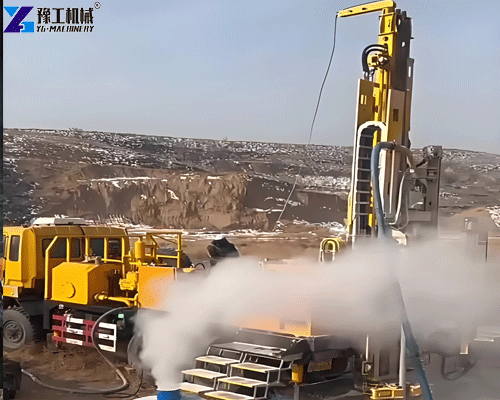 RC drilling rig for geothermal drilling