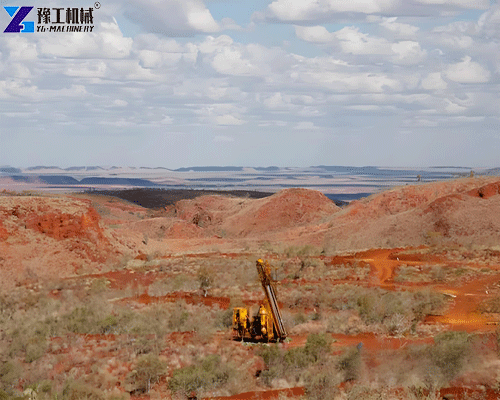 RC drilling rig for gold exploration operating in Pilbara Australia