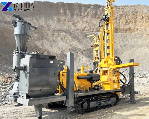 RC drilling rig in loose ground conditions