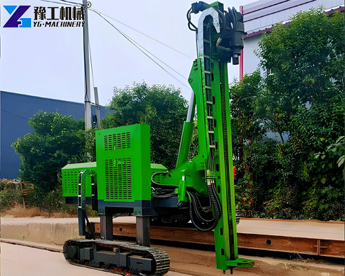 YG PV pile driving machine for complex terrain
