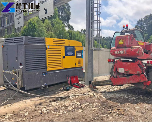 diesel air compressor for outdoor construction