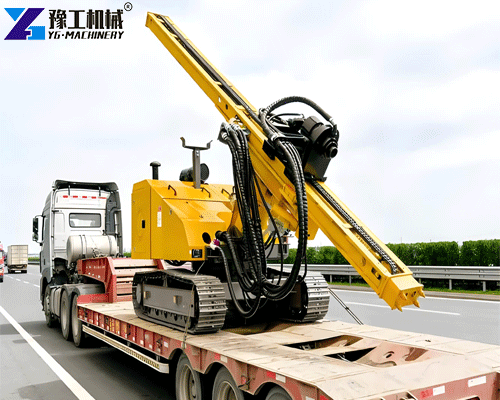 hydraulic solar pile ramming machine for sale