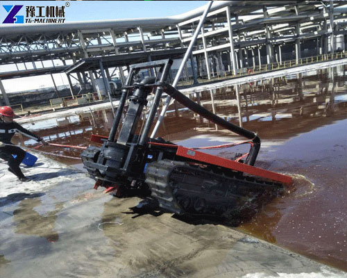 lake sludge removal without manpower