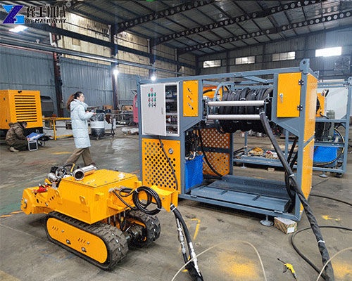 robotic dredge factory display