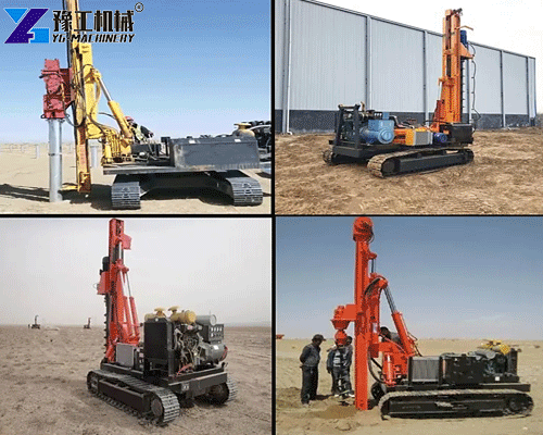 solar pile driver types