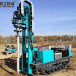 solar pile foundation installation