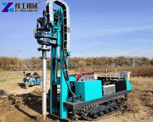 solar pile foundation installation