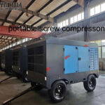 towable diesel compressor unit