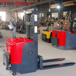 warehouse stacker aisle