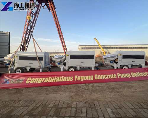 concrete pump exported to Colombia