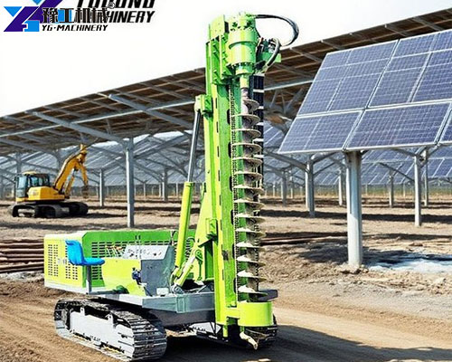 PV foundation drilling machine