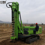 auger drilling machine for solar foundation