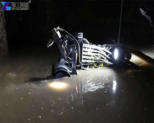 desilting robot lighting system
