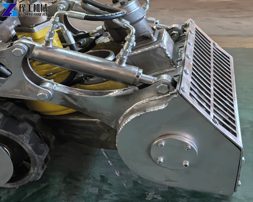 dredging robot suction inlet detail