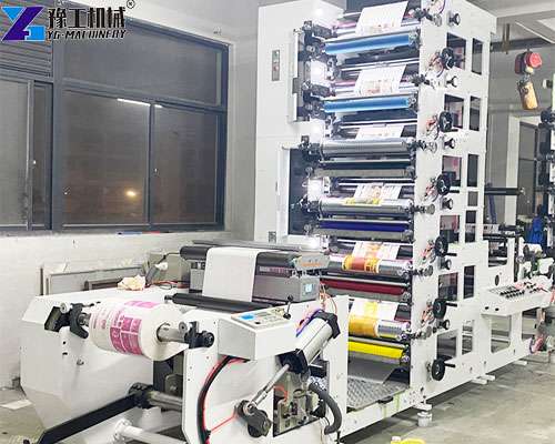 high speed flexographic printing machine roller and ink system