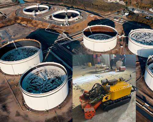 industrial tank cleaning solution for oil refinery maintenance