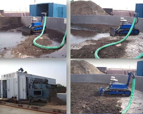 oil sludge cleaning robot for storage tanks