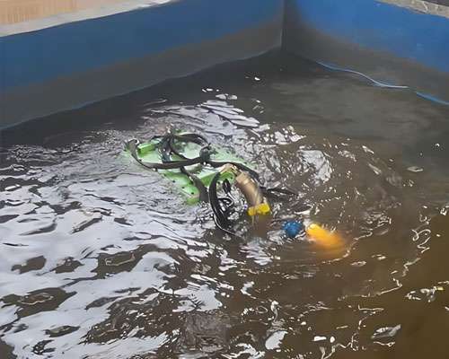 paper mill sludge cleaning robot