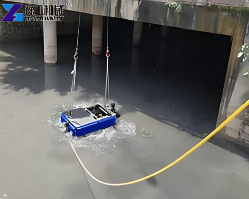 river dredging robot for sediment and mud removal