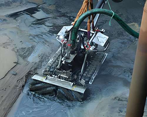 sludge removal robot for tanks