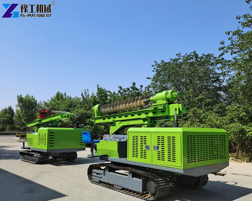 solar auger drilling rig for sale