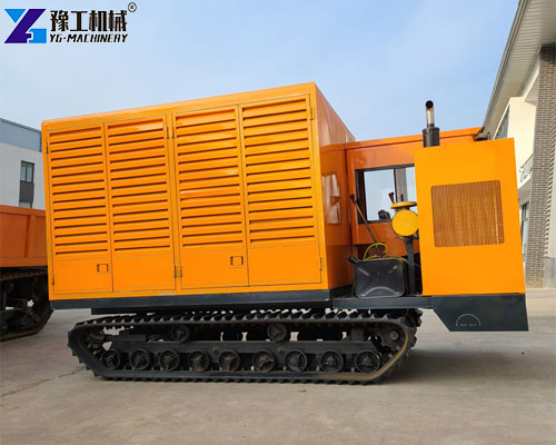 steel crawler air compressor for mining drilling operations in rugged terrain