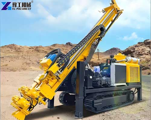 gold mining drilling rig operation