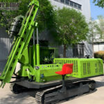 pile driver machine for solar projects in South Africa