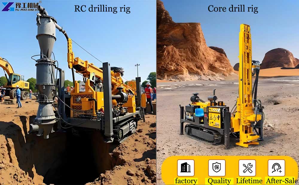 rc drill rig vs core drill rig