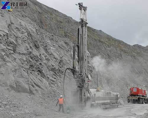 copper mine grade control drilling equipment for open pit mining