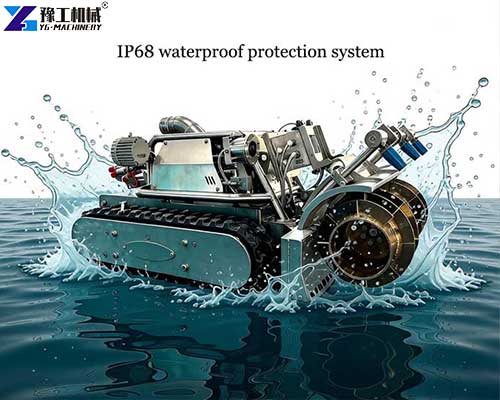 IP68 waterproof dredging robot
