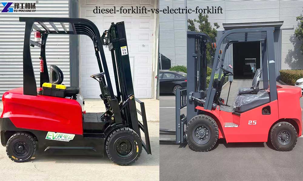 diesel forklift vs electric forklift