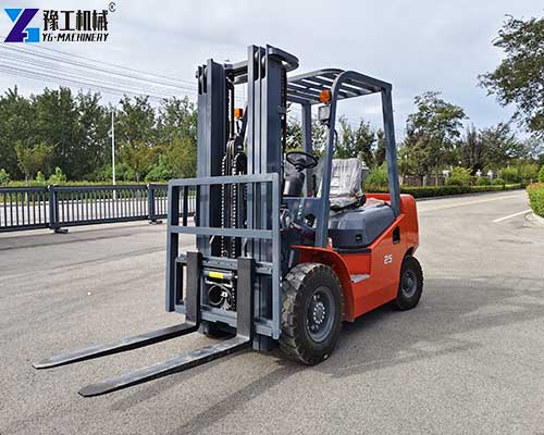 diesel powered forklift truck
