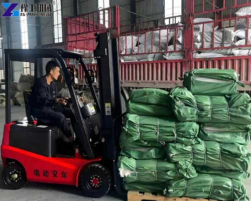 electric forklift loading unloading