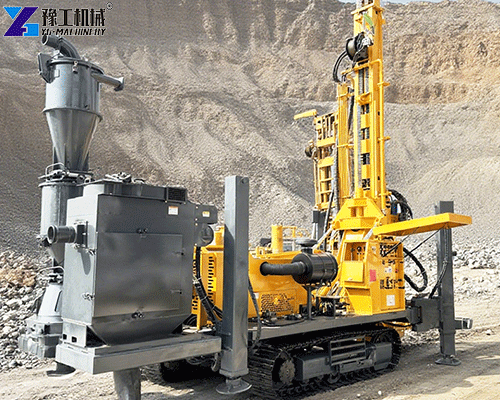 Mining drilling rig designed for hard rock formations and deep exploration