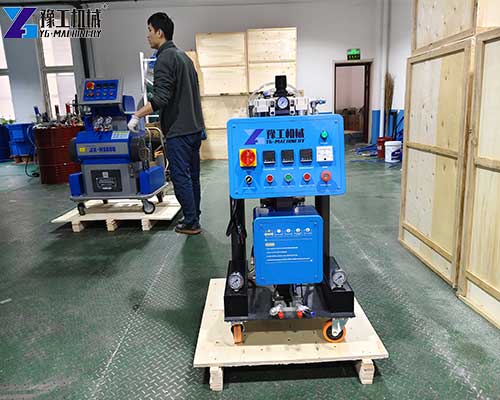 High-pressure polyurea spraying for swimming pool waterproofing