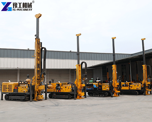 Mineral exploration drilling rig for mining projects and geological investigation