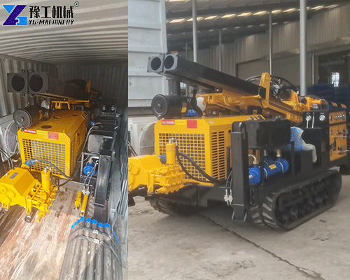 Mineral exploration drilling rig prepared for international mining project shipment