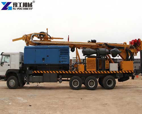 Mineral exploration drilling project with RC rig