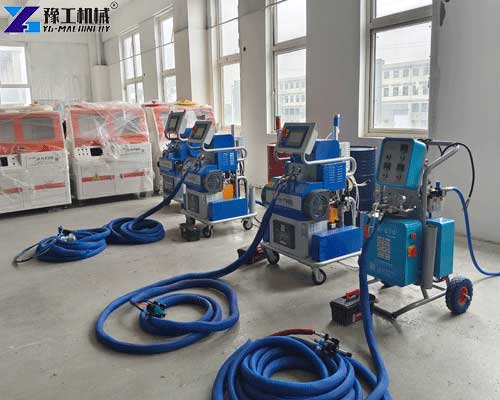 Polyurethane spray machine models for different spraying applications