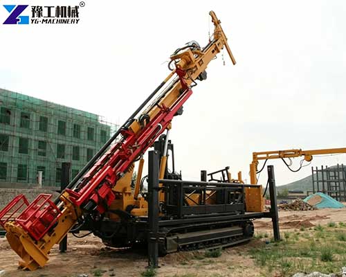 RC drilling rig used for Africa mining exploration in a remote area