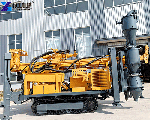 RC drilling rig for fast mineral exploration and rock sample collection